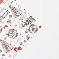 Упаковочная бумага на новый год &laquo;Новогодний шик&raquo;, 70 х 100 см, глянцевая