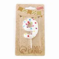 Свеча в торт на день рождения &laquo;Цифра 9&raquo;, 5.5 см