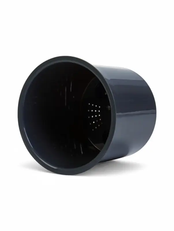 Кашпо со вставкой 2,3 л d15,7 см h15,2см "Desert" пластик серый