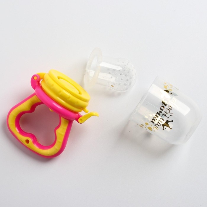 Ниблер с силиконовой сеточкой &laquo;Любимая дочка&raquo;, цвет розовый