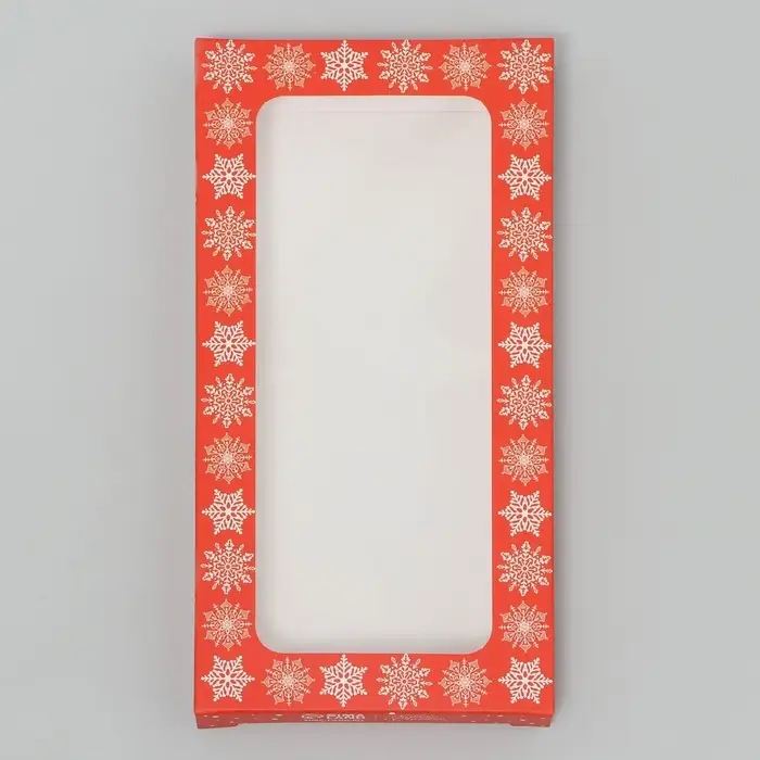 Коробка для шоколада &laquo;Волшебного Нового года!&raquo;, с окном, 17 х 8.5 х 1.5 см