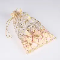 Мешочек подарочный органза &laquo;Новогодние мечты&raquo;, 20 х 30 см +/- 1.5 см