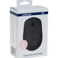 Мышь WELLMADE M03, беспроводная, оптическая, 1200 dpi, розовая
