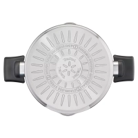 Кастрюля Cook & Clip 24 см с крышкой, подходит для индукции