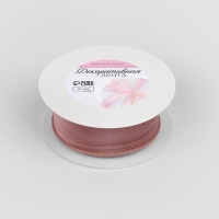Лента капроновая &laquo;Волна&raquo;, с блеском, 40 мм, 10 &plusmn; 1 м, цвет сливовый №31