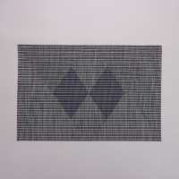 Салфетка сервировочная на стол &laquo;Ромбы&raquo;, 45&times;30 см, цвет синий