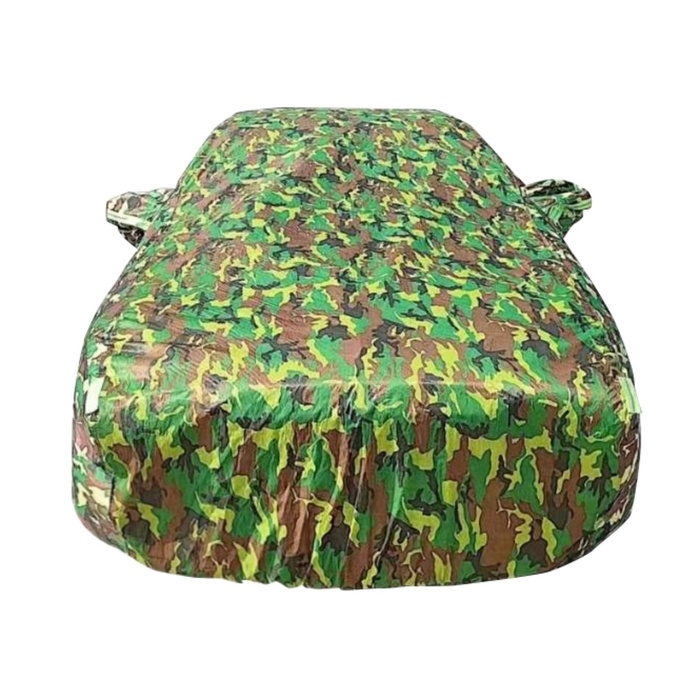 Тент автомобильный, водонепроницаемый, полиэстер, камуфляж хаки, размер XXL 572*178*119 см