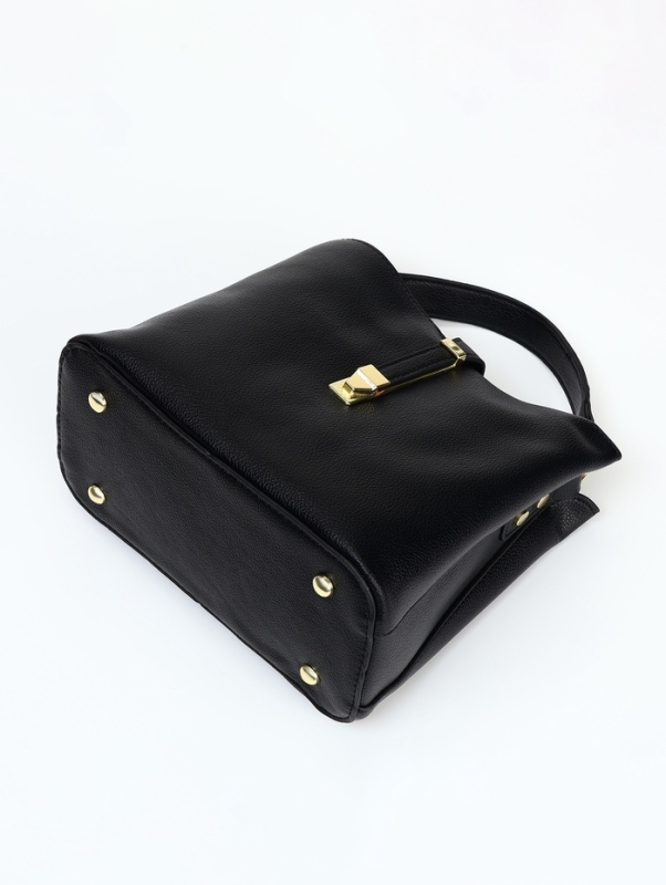 Сумка женская тоут на молнии, цвет чёрный Сумка женская тоут на молнии, цвет чёрный