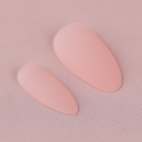 Накладные ногти «Естественные», 24 шт, клеевые пластины, форма миндаль, цвет матовый светло-бежевый Накладные ногти «Естественные», 24 шт, клеевые пластины, форма миндаль, цвет матовый светло-бежевый
