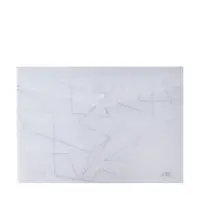 Папка-конверт на кнопке формат А4 180мкр блестящая МИКС Стиль  (штрихкод на штуке)