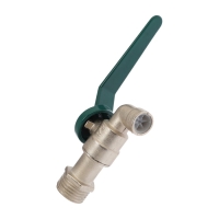 Кран водоразборный ZEIN,1/2", рычаг, укороченный, цинк Кран водоразборный ZEIN,1/2", рычаг, укороченный, цинк