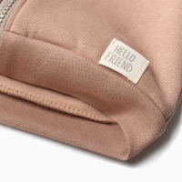 Костюм: толстовка и брюки Крошка Я, BASIC LINE, рост 62-68 см, цвет коричневый