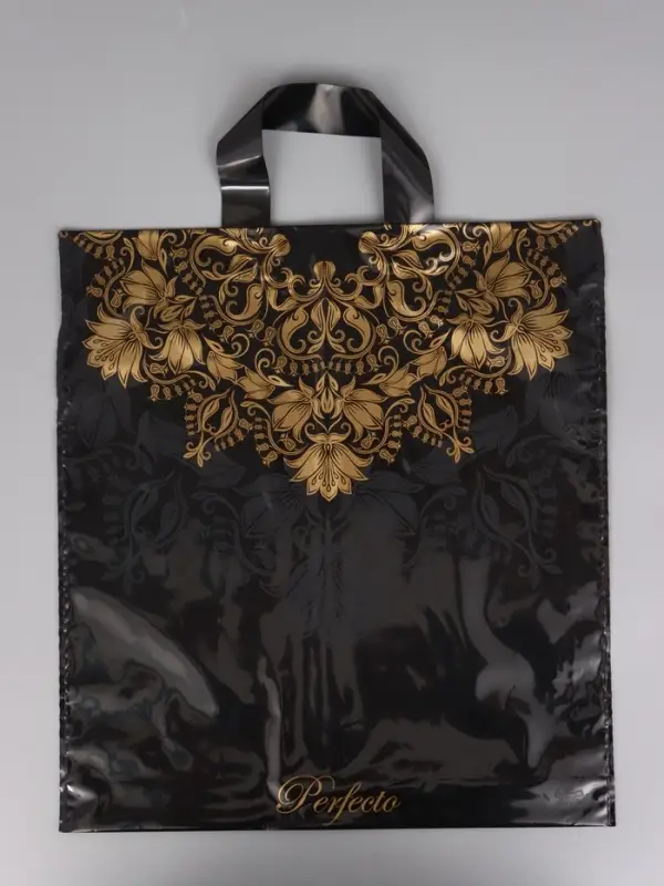 Пакет подарочный Перфекто Золотой этикет 40 х 37 см 95 мкм