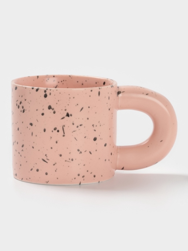 Кружка Доляна "Сплэш" 14х8,7х8 см, цвет персиковый