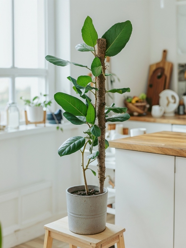 Опора для комнатнных цветов, h=120 см, d=2.5 см, пластик, кокосовая оплётка, Greengo Опора для комнатнных цветов, h=120 см, d=2.5 см, пластик, кокосовая оплётка, Greengo