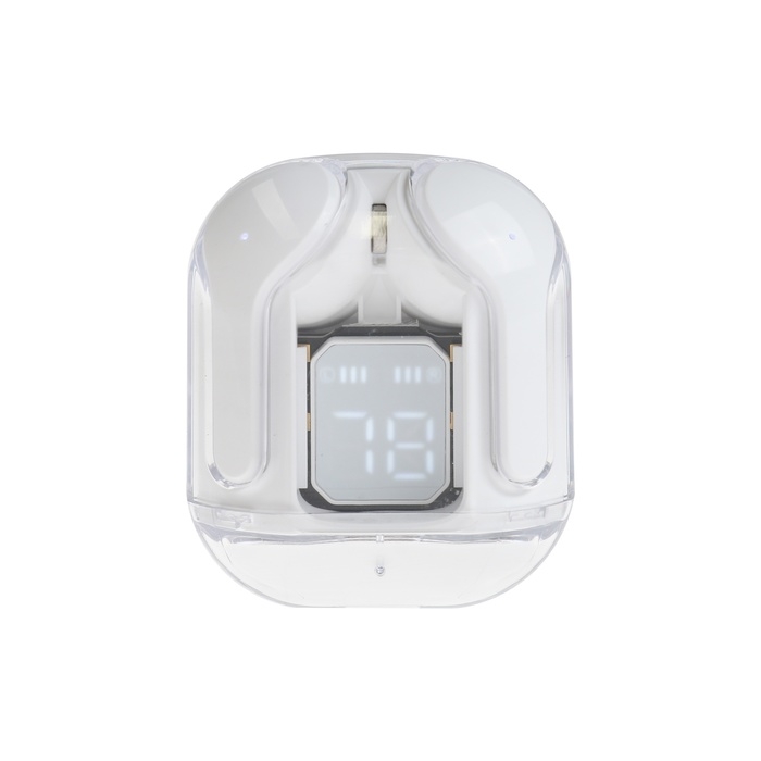 Наушники беспроводные Air31, TWS, вакуумные, BT 5.0, 45/230 мАч, прозрачные, белые