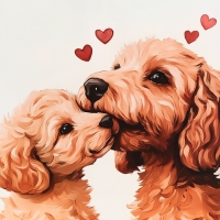 Пакет подарочный вертикальный "Щенята", 23 &times; 27 &times; 11.5 см