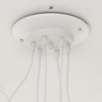 Светильник "Паук" 6x40Вт E27 белый BayerLux