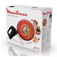 Миксер Quickmix HM3108B1 с 5 скоростями, 300 Вт, черный