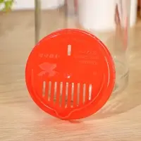 Крышка сливная, ТО-82 мм, винтовая, пластик, цвет МИКС