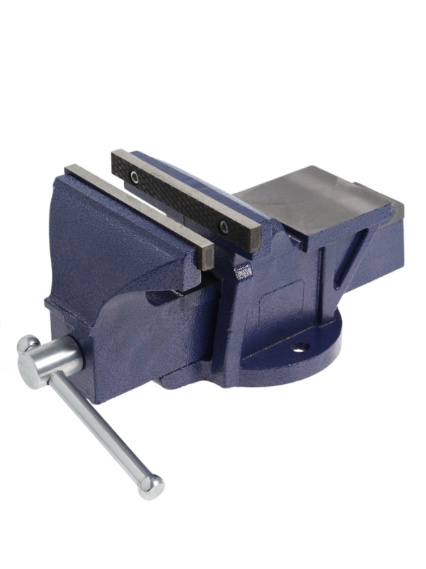 Тиски слесарные ТУНДРА, с наковальней, высокопрочный чугун ВЧ-40, 150 мм