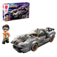 Конструктор Гонки &laquo;Спорткар&raquo;, 1 минифигура и 197 деталей