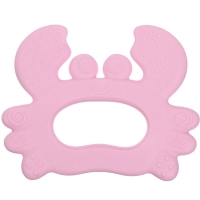 Набор прорезывателей силиконовых &laquo;Грызунки&raquo;, с погремушкой, 3 шт., Крошка Я