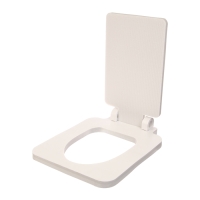Сиденье для уличного туалета, 38 &times; 50 см, с квадратной крышкой, пенополистирол