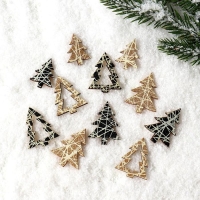 Новогодний декор с подсветкой &laquo;Ёлочка&raquo;, набор 12 шт.
