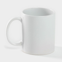 Кружка - хамелеон керамическая Доляна Warm up, 350 мл, цвет белый