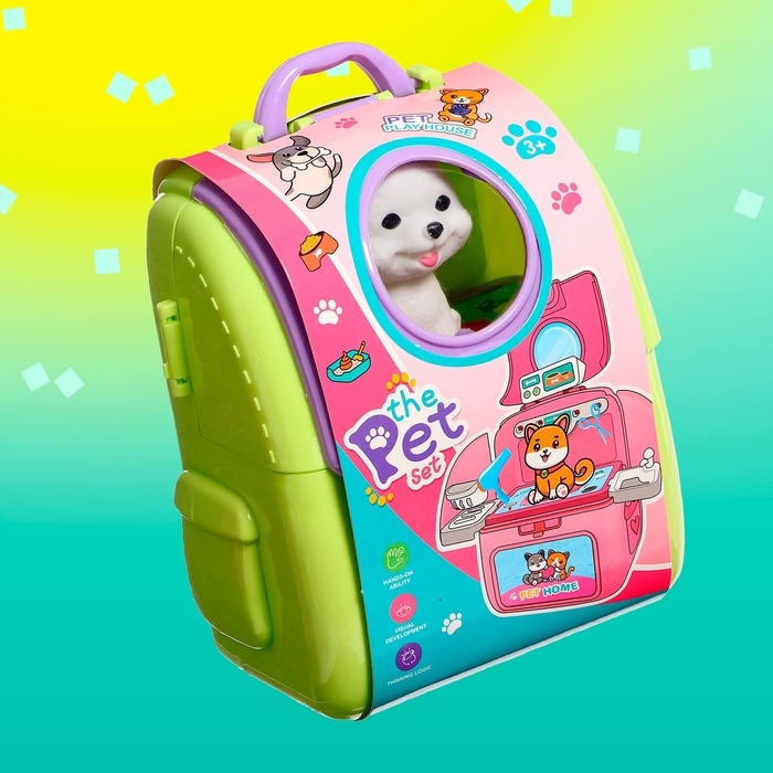 Игрушка-сюрприз &laquo;Любимый питомец&raquo; в рюкзачке, с аксессуарами, МИКС