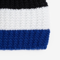 Шапка мужская, цвет василёк/белый, размер 57-59 Шапка мужская, цвет василёк/белый, размер 57-59