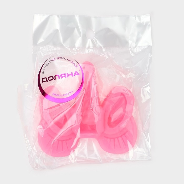 Молд Доляна &laquo;Взгляд единорога&raquo;, силикон, 6,5&times;6,5 см, цвет розовый