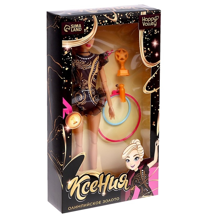 Кукла–модель шарнирная «Золото олимпиады» с аксессуарами Кукла–модель шарнирная «Золото олимпиады» с аксессуарами