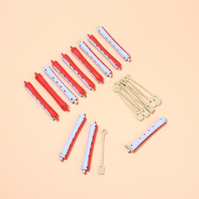 Бигуди &laquo;Коклюшки&raquo;, d = 1 см, 9 см, 12 шт, цвет МИКС