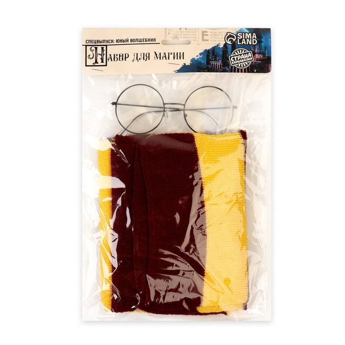 Набор для магии «Юный волшебник» 4 (очки+ шарф) Набор для магии «Юный волшебник» 4 (очки+ шарф)