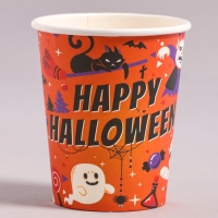 Стакан бумажный &laquo;Счастливого хэллоуина&raquo;, в наборе 6 шт.
