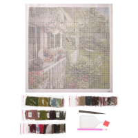 Алмазная мозаика «Летний сад», 35 цветов Алмазная мозаика «Летний сад», 35 цветов