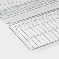 Комплект посудосушителей с поддоном для шкафа 80 см, 76,5&times;25,6 см, цинк