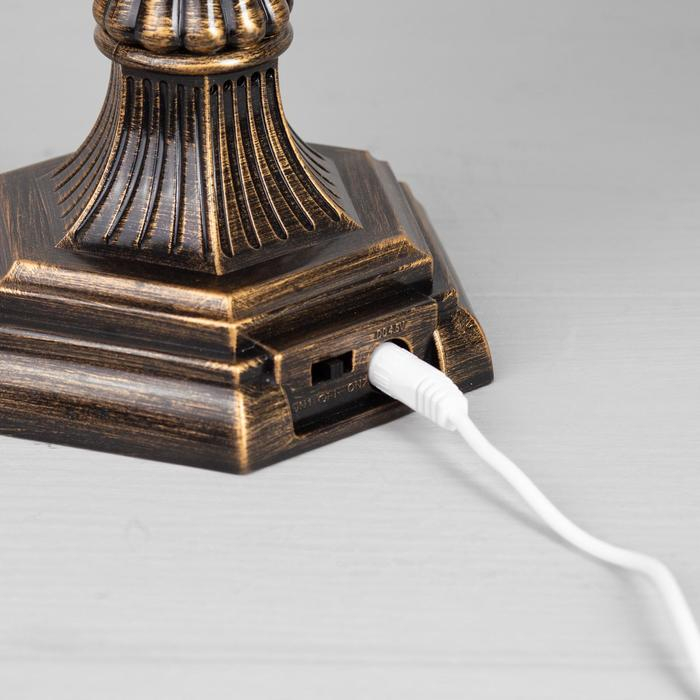 Светодиодная фигура «Дед Мороз в лесу» 13 × 30 × 13 см, пластик, батарейки ААх3 (не в комплекте), свечение тёплое белое Светодиодная фигура «Дед Мороз в лесу» 13 × 30 × 13 см, пластик, батарейки ААх3 (не в комплекте), свечение тёплое белое