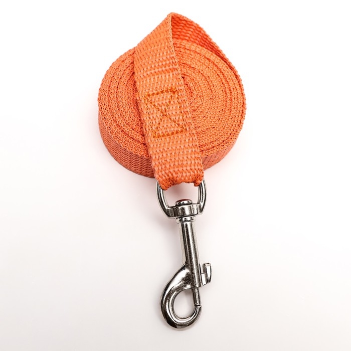 Поводок капроновый цветной Зооник, 3 м х 2 см, микс цветов Поводок капроновый цветной Зооник, 3 м х 2 см, микс цветов