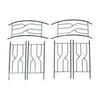 Арка садовая, разборная, 250 &times; 120 &times; 30 см, металл, зелёная