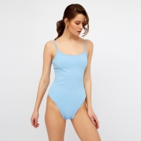 Боди женское MINAKU: Basic line цвет голубой, размер 46 Боди женское MINAKU: Basic line цвет голубой, размер 46