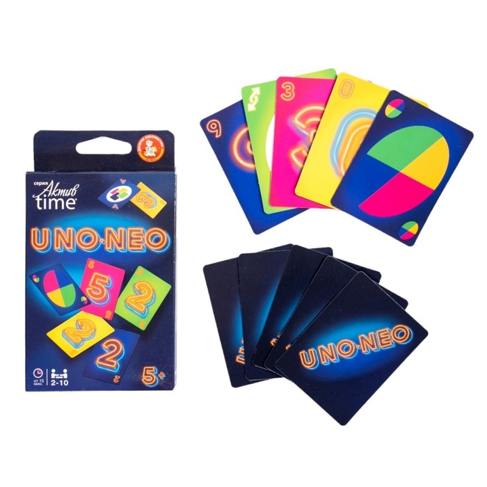 Игра настольная &laquo;UNO-NEO&raquo;, серия &laquo;Актив time&raquo;