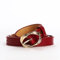 Ремень женский, ширина 2 см, винт, цвет бордовый Ремень женский, ширина 2 см, винт, цвет бордовый