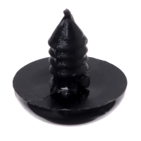 Глаза винтовые с заглушками, набор 20 шт., размер 1 шт. &mdash; 1,8 см, цвет чёрный