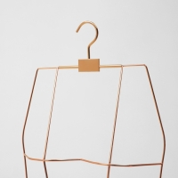 Вешалка контурная, обхват 64&times;58&times;70 см, металл, цвет розовое золото