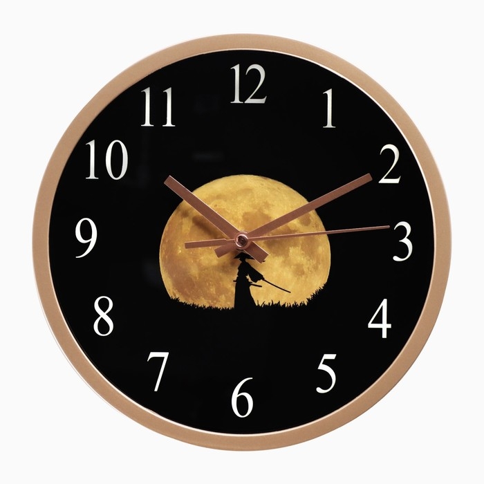 Часы настенные интерьерные Часы настенные интерьерные "Самурай", d-20 см, бесшумные