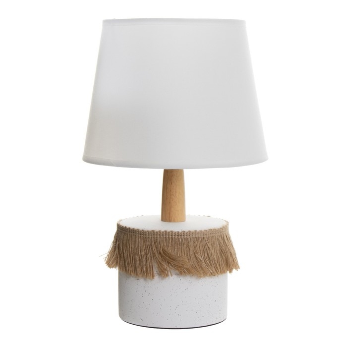 Настольная лампа "Эстен" Е14 40Вт белый 19,5х19,5х32 см RISALUX