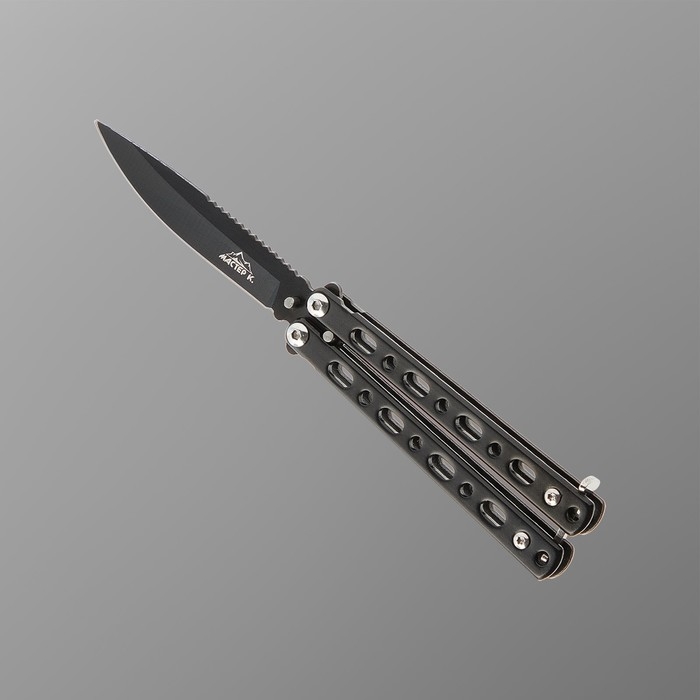 Нож-бабочка &laquo;Вихрь&raquo;, 15.7 см, клинок 68 мм/1.3 мм, черный